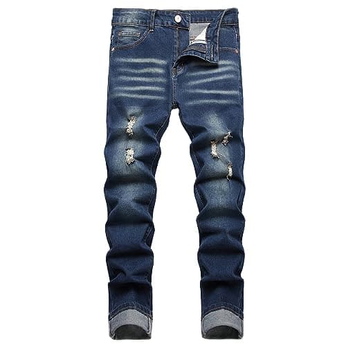 Men's Slim Fit Ripped Skinny Jeans
