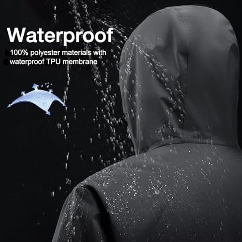 CAMEL CROWN Men's Waterproof Winter Ski Jacket with Thermal Insulation for Snow Rain