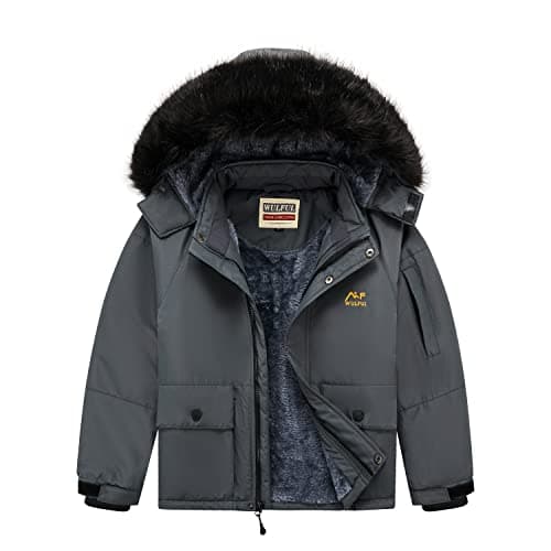 Refined Title: WULFUL Boys' Ski Jacket