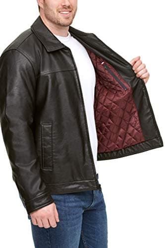 Tommy Hilfiger Men's Classic Faux Leather Jacket