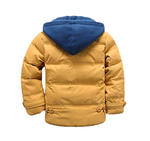 Vinmin Kids Winter Warm Hooded Quilted Coat Casual Outdoor Cute for Boys Girls