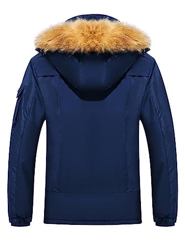 WULFUL Men's Waterproof Ski Jacket for Warm Winter Snow Sports
