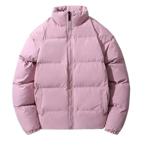 Men's Big and Tall Cotton Hooded Puffer JacketOutdoor Winter Warm Casual