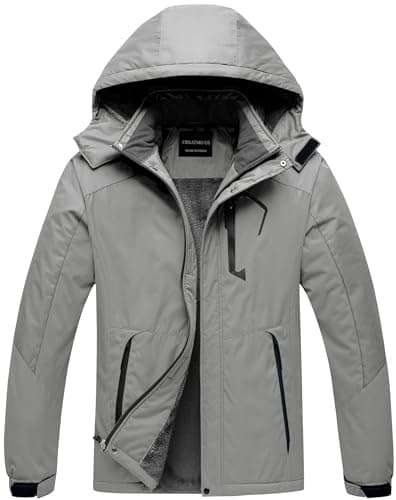Men's CREATMO US Mountain Waterproof Ski Snowboard Jacket Warm Winter Coat