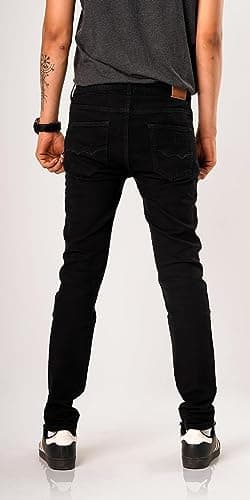 Alamo Men's Skinny Jeans - Classic Slim Fit Denim Jeans for Men