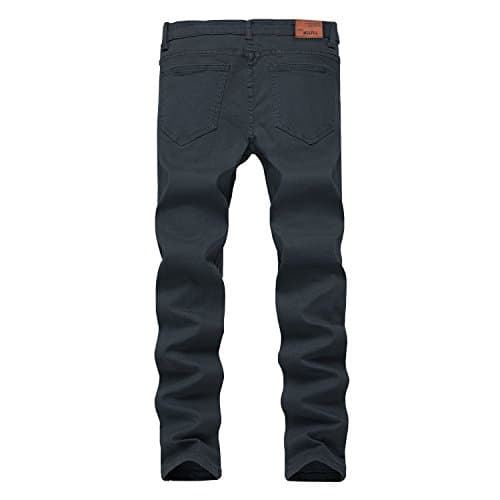 WULFUL Men's Slim Fit Skinny Stretch Denim Pants