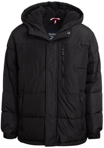 Reebok Boys' Heavyweight Winter Puffer Coat - Weather Resistant Ski Jacket (Ages 8-20)