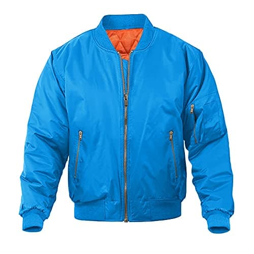 MAGNIVIT Men's Casual Bomber Jacket for Fall and Winter