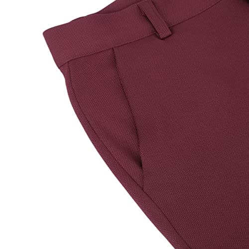 Classic Slim Fit Stretch Dress Pants for Men