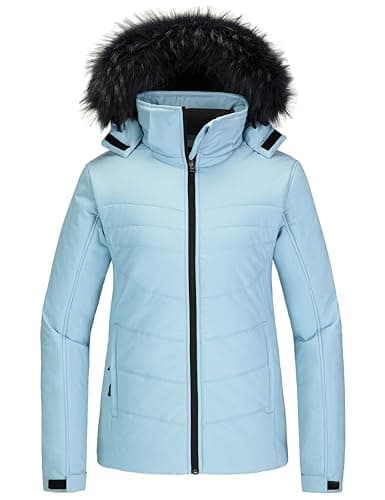 Women's Skieer Waterproof Warm Puffer Ski Jacket Winter Coat