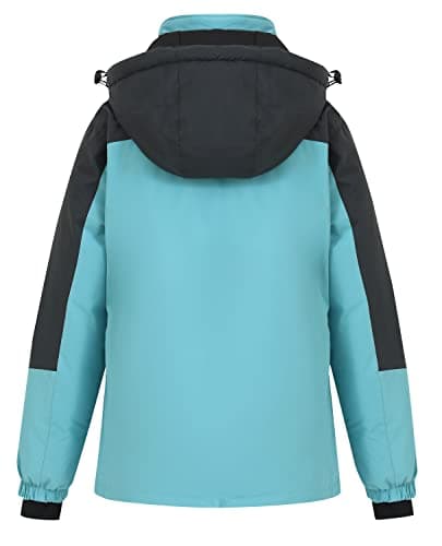 Spmor Women's Waterproof Hooded Ski and Snowboard Jacket for Winter