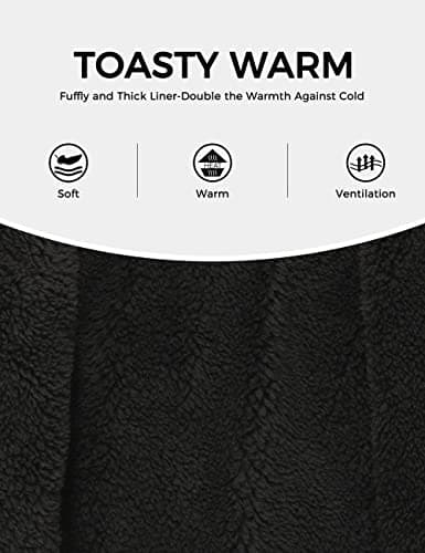 Wantdo Boys' Winter Waterproof Puffer Coat - Warm Fleece Jacket