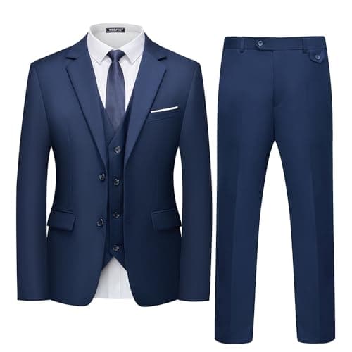 Men's 3 Piece Slim Fit Suit Set