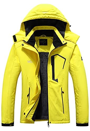 Pooluly Women's Ski Jacket Winter Waterproof Windbreaker Hooded Raincoat Snowboarding Jackets