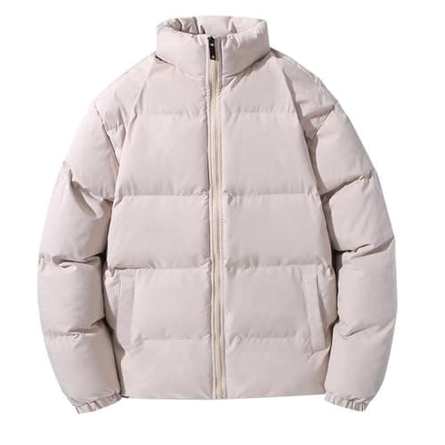 Men's Big and Tall Cotton Hooded Puffer JacketOutdoor Winter Warm Casual