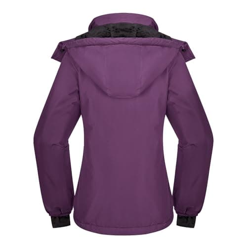 CAMEL CROWN Women's Waterproof Winter Ski Jacket Hooded