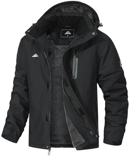 Maoyssen Men's Warm Winter Mountain Ski Jacket Waterproof Snowboarding