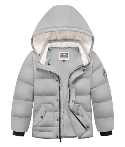 Boy's Winter Coat with Detachable Hat