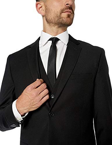Adam Baker Men's Classic Fit 3-Piece Vested Suit Set