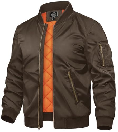 Refined Title: TACVASEN Men's Bomber Jackets - Warm Windbreaker Coats