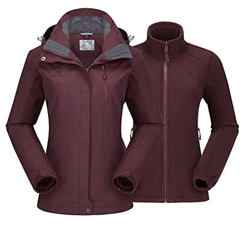 Women's 3-in-1 Ski Jacket: Waterproof, Windproof, Warm