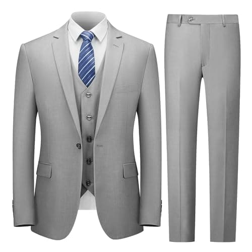 Slim Fit Men's 3-Piece Suit Set