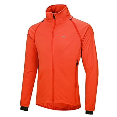 Men's Waterproof Long Sleeve Cycling Jacket 33,000ft Reflective Vest