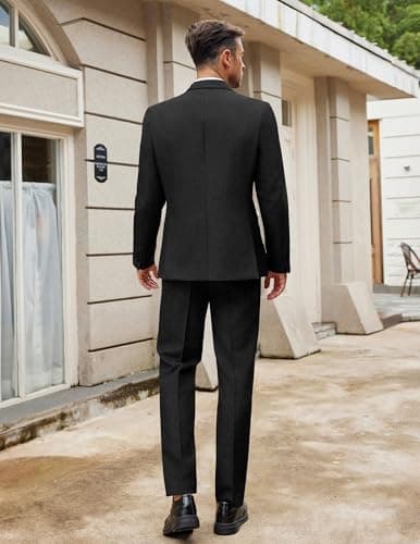 COOFANDY Men's Classic Fit 2-Piece Suit Set for Casual or Business Wear
