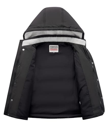 Boy's Winter Coat with Detachable Hat