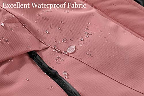 SUOKENI Women's Waterproof Warm Winter Ski Jacket with Hood