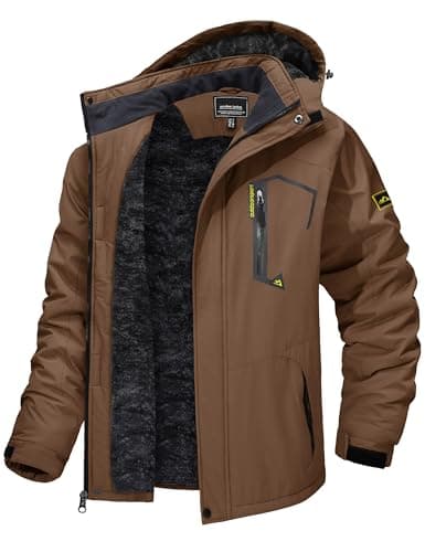 TACVASEN Men's Winter Insulated Snowboard Jacket with Hood