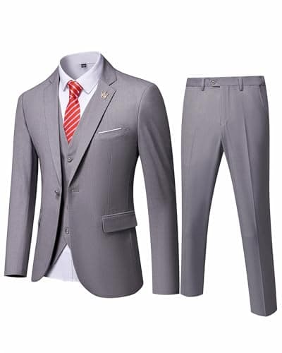 EastSide Slim Fit 3-Piece Suit for Men