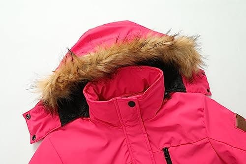 MOERDENG Women's Waterproof Winter Hooded Ski Jacket