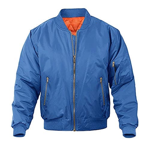 MAGNIVIT Men's Casual Bomber Jacket for Fall and Winter