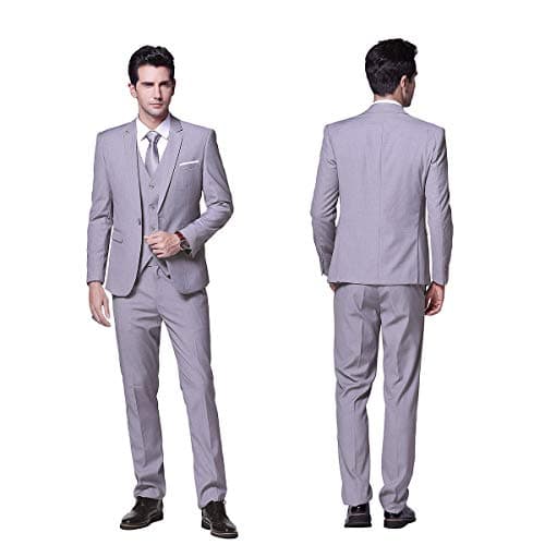 Men's Slim Fit 3-Piece Suit