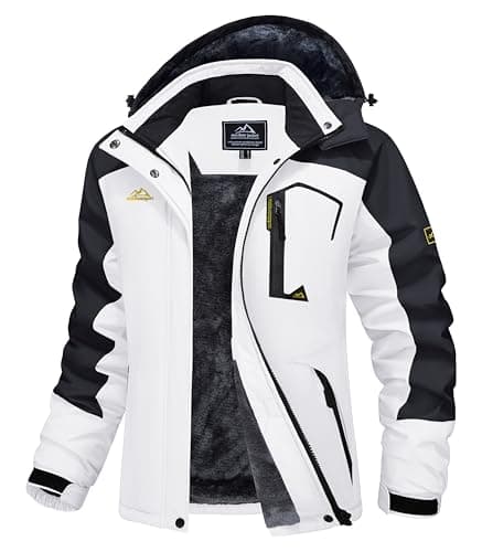 MAGCOMSEN Women's Waterproof Insulated Snow Jacket