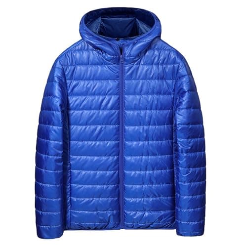 Men's Big and Tall Cotton Hooded Puffer JacketOutdoor Winter Warm Casual
