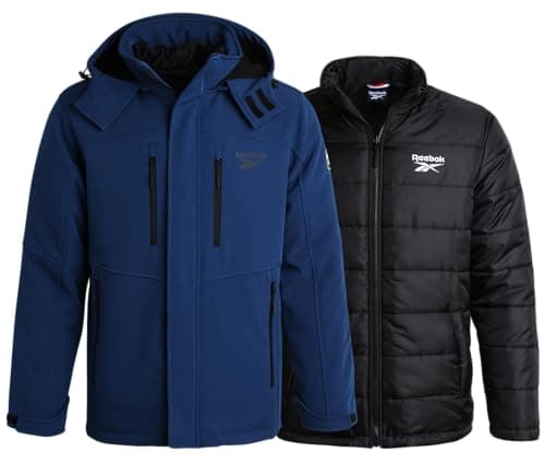 Men's Reebok System Ski Softshell Jacket with Removable Puffer Coat