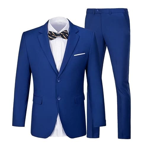 Slim Fit Men's Suits for Weddings, Prom, and Business Casual