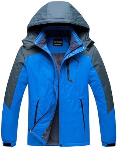 Men's CREATMO US Mountain Waterproof Ski Snowboard Jacket Warm Winter Coat