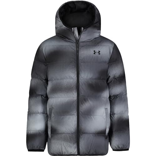 Under Armour Boys' Puffer Jacket, Water-Repellent, Zip Up