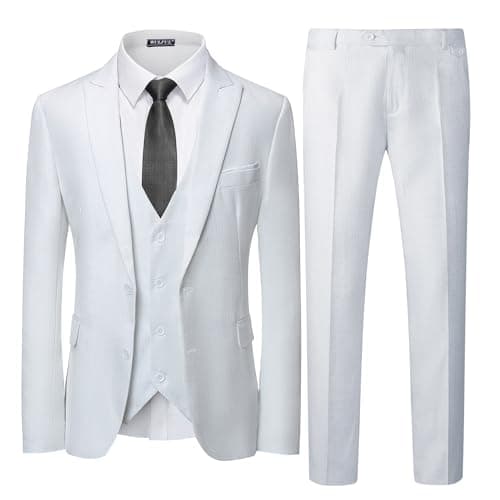 Men's 3 Piece Slim Fit Suit Set