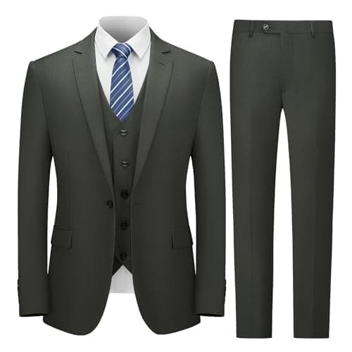 Slim Fit Men's 3-Piece Suit Set