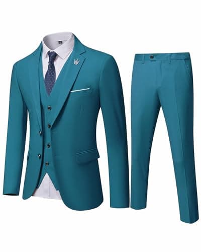 EastSide Men's Slim Fit 2 Buttons Tuxedo Suit Set
