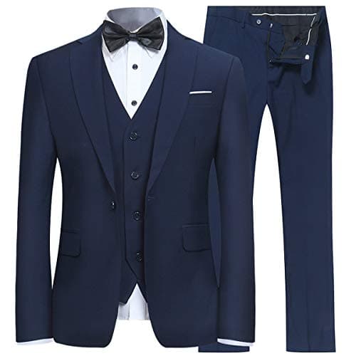 Men's Slim Fit 3-Piece Suit