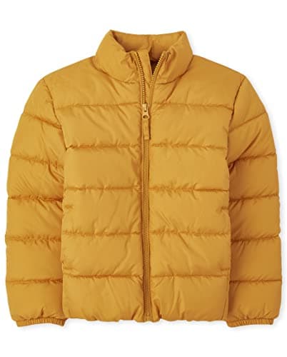 Boys' Medium Weight Puffer Jacket for Fall and Winter