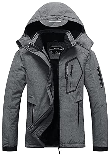 SUOKENI Women's Waterproof Warm Winter Ski Jacket with Hood