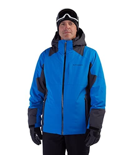 Spyder Men's Insulated Ski Hooded Snow Jacket