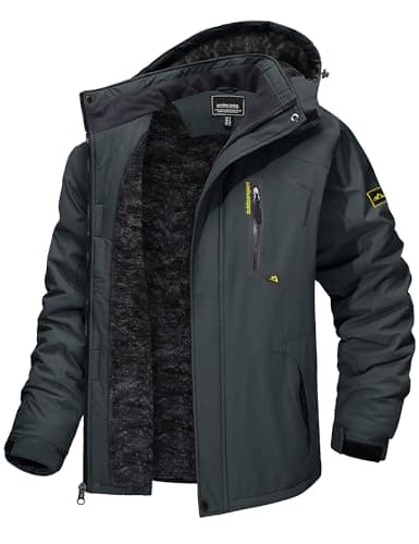 TACVASEN Men's Winter Insulated Snowboard Jacket with Hood