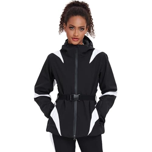YEEFINE Women's Waterproof Snowboard Jacket for Winter Skiing Outdoor Warm Coats